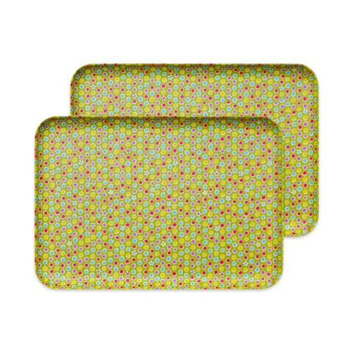 タツクラフト 友禅和紙トレー L 39cm 2枚セット 桜 金平糖 緑 【Tk325】 1549428 - 和歌山県那智勝浦町