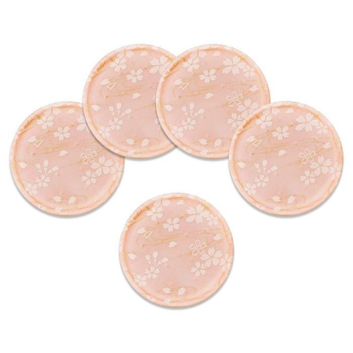 タツクラフト 友禅和紙コースター 5枚セット 桜 流水紋 【Tk337】 1549434 - 和歌山県那智勝浦町