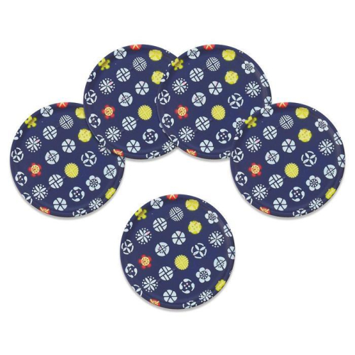 タツクラフト 友禅和紙コースター 5枚セット 小花 小紋 【Tk346】 1549443 - 和歌山県那智勝浦町