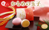 紅白かもめの玉子 ミニ 16個 （８個入×2箱） 菓子 お菓子 スイーツ おやつ 銘菓 個包装 贈答 のし プレゼント 祝い 父の日 母の日 お歳暮 お中元 さいとう製菓 三陸 岩手県 大船渡市