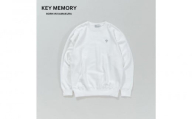 《0》【KEYMEMORY 鎌倉】KEY MEMORYスウェットaw24 WHITE