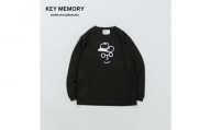 《0》【KEYMEMORY 鎌倉】カウボーイハットイラストロングTシャツ BLACK