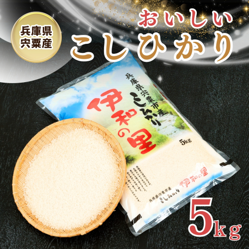 P1【令和6年産】しそうのおいしい お米 コシヒカリ 精米 「伊和の里」 5kg 155333 - 兵庫県宍粟市