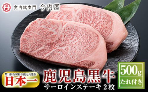 C-013 ＜Ａ５ランク＞黒毛和牛ステーキ計約500g(250g×2枚)※北海道・沖縄配送不可※【今肉屋】 155490 - 鹿児島県霧島市