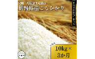 新潟 特別栽培米 令和6年産 コシヒカリ 「鳥屋脇町生産組合コシヒカリ」 精米 30kg ( 10kg（5kg×2）×3ヶ月 ）定期便 精米 したてを お届け 新潟 のど真ん中 見附市 こしひかり 米 お米 白米 国産 ごはん ご飯 県認証米 安心安全