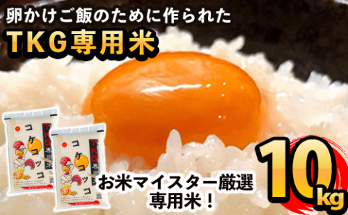 B-108 《令和7年産》日本初！卵かけご飯専用米!コケコッコ(TKG専用米)計10kg(5kg×2パック)【山口米店】お米 精米 白米 米 お米 こめ コメ 155713 - 鹿児島県霧島市
