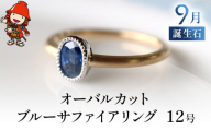 誕生石 9月 オーバルカット ブルーサファイア 指輪 リング 12号 K18 PT900 プラチナ アクセサリー 婚約指輪 プロポーズ 結婚指輪 誕生日 婚約 結婚 母の日 プレゼント 祝 記念日 女性 贈り物 大分県産 九州産 中津市