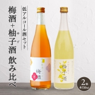 低アルコール酒セット(梅酒+柚子酒)飲み比べ 富久錦