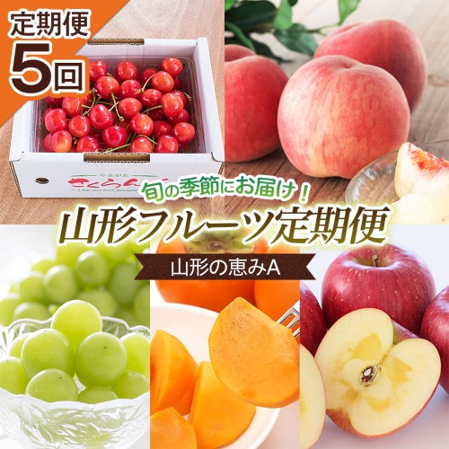 【定期便5回】山形の恵みA 【令和8年産先行予約】FS25-644 157540 - 山形県山形市