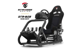 【ふるさと納税】STRASSE GTM-B03 レーシングコックピット シート付 ／ コスティック ベースフレーム シート スエード生地 高剛性 公式ラ