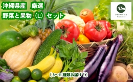【ふるさと納税】うるま市を中心とした県産野菜・果物セット（L）【うるマルシェ厳選】
