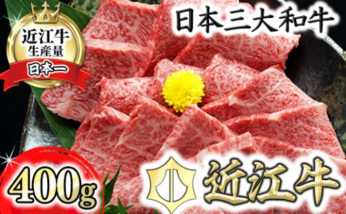 近江牛A5ランクカルビ焼肉用【400g】【DG04SM】