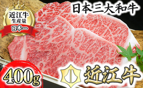 近江牛A5ランクサーロインステーキ【400g】【DG07W】 159117 - 滋賀県近江八幡市