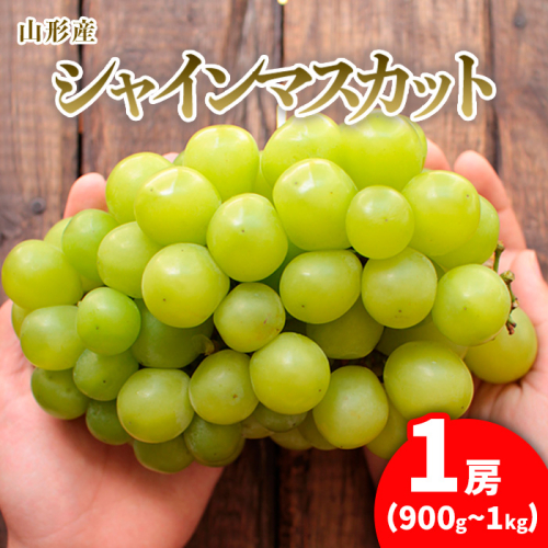 大房シャインマスカット ロイヤルサイズ 1房(900g～1kg) 【令和7年産先行予約】FU21-169 159220 - 山形県山形市