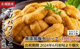 【2024年6月初旬出荷開始先行予約】 サロマ湖産のバフンウニを、添加物を使用せず生息海域の海水を無菌化し、パック詰めしました。 ミョウバンを一切使わないため、うに本来の味・触感と鮮度を保つことができ