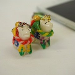 湯沢犬っこまつりの犬っこ根付ストラップ