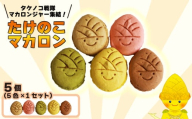 タケノコ戦隊マカロンジャー 5色 1箱 化粧箱入り デザート スイーツ 焼き菓子 マカロン たけのこ タケノコ たけのこマカロン ご当地 京都 長岡京 長岡京市