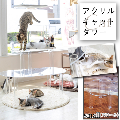 アクリル製キャットタワーsmall［149F02］ 1605578 - 愛知県小牧市