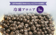 もりおかベリー(アロニア)冷凍果実1kg 岩手県盛岡市産 アロニア 冷凍 ジャム スムージー