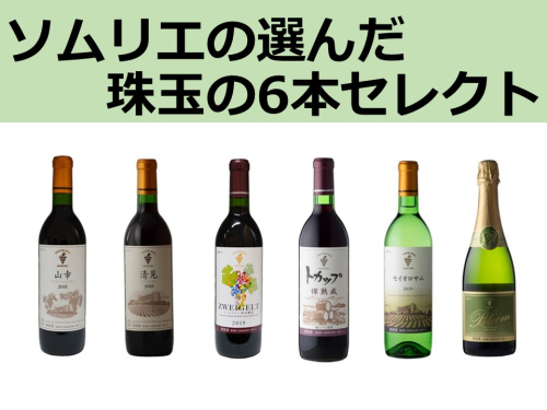 十勝ワイン ソムリエの選んだ珠玉の6本セレクト 山幸 ブルームシャルドネ ツバイゲルト 赤ワイン 白ワイン スパークリング 北海道池田町 ビンテージ 厳選 セレクション 162368 - 北海道池田町