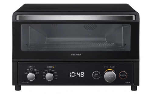 東芝 オーブン トースター HTR-R8(K)  ブラック 高火力 遠赤外線 1300W ふっくら もちもち トースト4枚 パン ピザ ノンフライ調理 自動メニュー お手入れ簡単 家電 キッチン家電 人気 おすすめTOSHIBA 神奈川県 川崎市 1630694 - 神奈川県川崎市