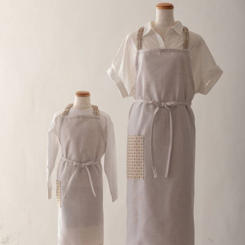 エプロン eterble life Calm parent−child Apron／エターブルライフ カルム 親子ペア サンド wsg0078