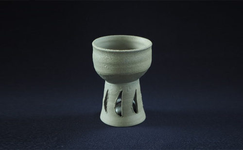 寒風須恵器 ジングルカップ（作：松川広己) 桐箱付 工芸品 食器 マグカップ  164833 - 岡山県瀬戸内市