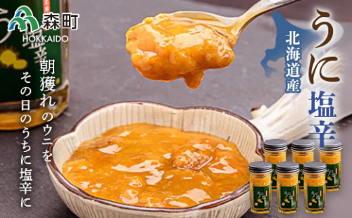 うに塩辛50g×6＜海鮮問屋　株式会社　瑞宝＞ 森町 うに塩辛 うに 塩辛 雲丹 海産物 ふるさと納税 北海道 mr1-0516 164882 - 北海道森町