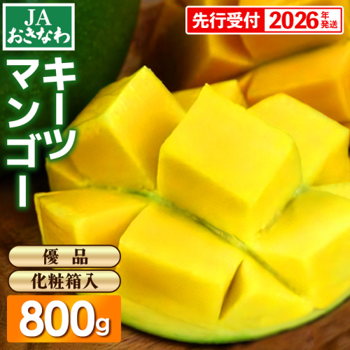 【化粧箱入】【先行受付・2026年発送】JAおきなわの産直キーツマンゴー 約800g【優品】- 先行予約 沖縄 産地直送 南国フルーツ 旬の味覚 贈り物 ギフト オススメ 沖縄県 八重瀬町 164936 - 沖縄県八重瀬町