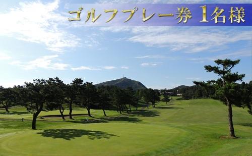 男鹿ゴルフクラブ　ゴルフプレー券1名様　【平日利用】 165636 - 秋田県男鹿市