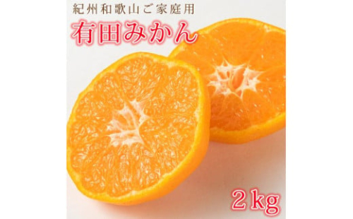 ［ご家庭用訳あり］紀州有田産濃厚完熟温州みかん 約2kg［2026年11月下旬以降発送］［先行予約］ 1679641 - 和歌山県有田川町