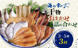 南知多町産の干物を全3回の定期便でお届け！季節ごとに水揚げされた、旬の旨味が詰まった魚を丁寧に干物に仕上げました。お届け月によって干物の種類が異なりますので、いろんな種類のお魚を味わうことができます！