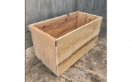 木箱（りんご箱）Aサイズ　62cm×31cm×31cm　(おおさか 河内材 無塗装)