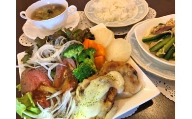 野菜たっぷりヘルシーローストビーフコース（2名様分） 168704 - 大阪府河内長野市