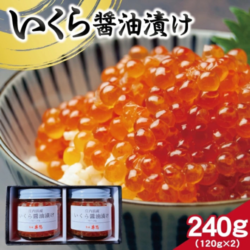 SD0133　【山形県庄内浜産】 いくら醤油漬け　計240g(120g×2瓶) 1688289 - 山形県酒田市