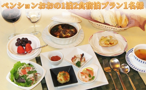 ペンションおおの1泊2食宿泊プラン 1名様 16885 - 北海道壮瞥町