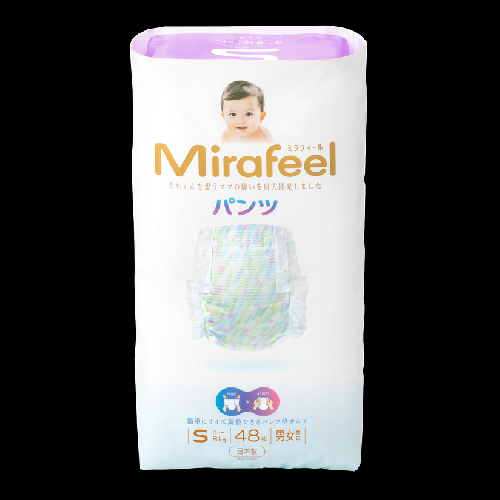 Mirafeel 乳幼児用おむつ Sサイズ（4～8kg）144枚（48枚×3） 日用品  168959 - 静岡県浜松市