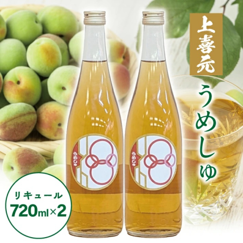 SA2430　酒田の酒屋厳選　上喜元 うめしゅ　720ml×2本 1691264 - 山形県酒田市