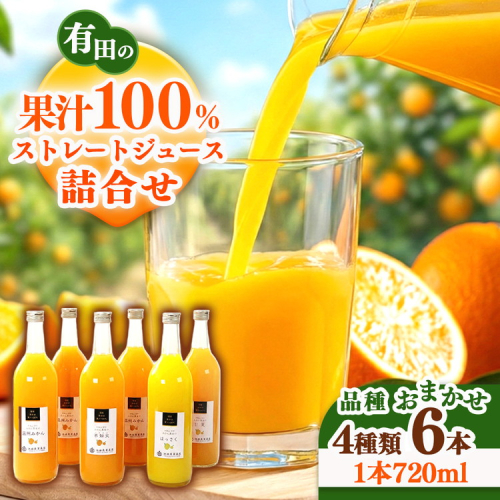 無添加・有田のジュース詰合せ720ml×6本・4種◇｜柑橘 果物 果汁 濃厚 セット 飲料 ドリンク 100% 国産 選べるジュース 詰め合わせ 産地直送 美浜町
※着日指定不可
※北海道・沖縄・離島への配送不可 169416 - 和歌山県美浜町