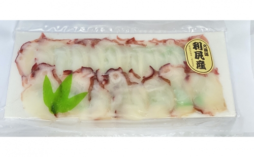 利尻島の魚屋がお届け!絶妙!利尻たこ刺身 3パック 169726 - 北海道利尻町