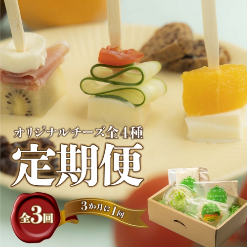 【定期便】工房オリジナルチーズ 4種セット　全3回（3ヶ月に1回） 169781 - 島根県邑南町