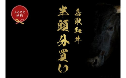 【ふるさと納税】【和牛セレブ】鳥取和牛半頭分のセレブ体験（一括納品）
