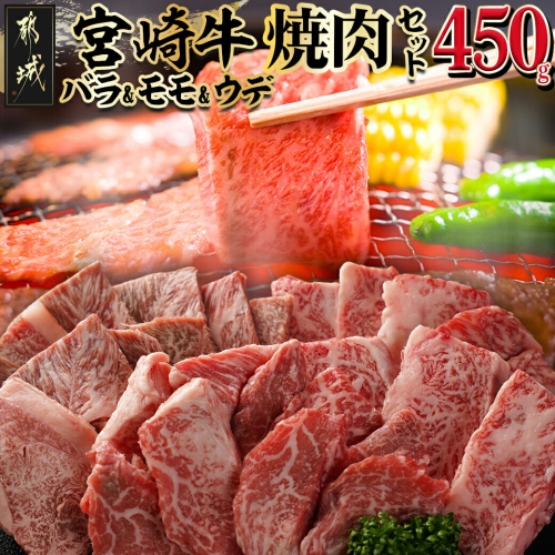 宮崎牛バラ・モモ・ウデ焼肉セット_MJ-M404 1699321 - 宮崎県都城市