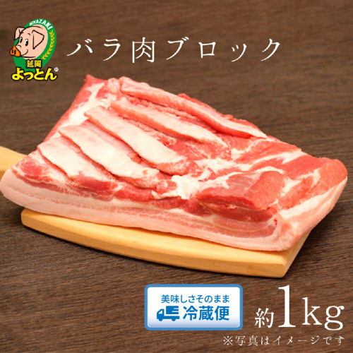 延岡よっとん バラブロック約1kg N003-YA968 170497 - 宮崎県延岡市