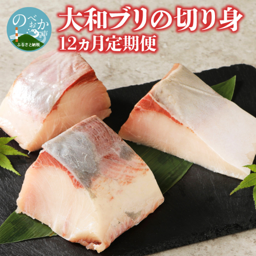 【12ヵ月定期便】大和海商 大和ブリの切り身 N072-YG0184 170574 - 宮崎県延岡市