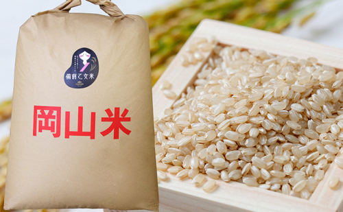 米 令和7年産 石原果樹園の備前乙女米 玄米 30kg×1袋 ※11月上旬～順次発送予定 お米 ライス  乳酸菌栽培 岡山県 おにぎり お弁当  170894 - 岡山県瀬戸内市