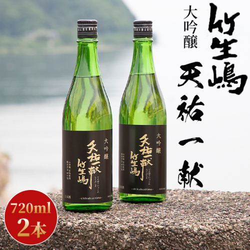 【I-629】吉田酒造　天祐一献　竹生嶋　大吟醸　720ml×2本【高島屋選定品】 1710725 - 滋賀県高島市