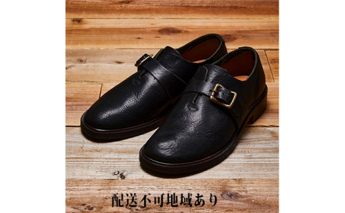 KOTOKA　 一枚革モンク　ブラック　 メンズ ファッション 靴 シューズ 栃木レザー KTO-4001  BN002 171300 - 奈良県大和郡山市