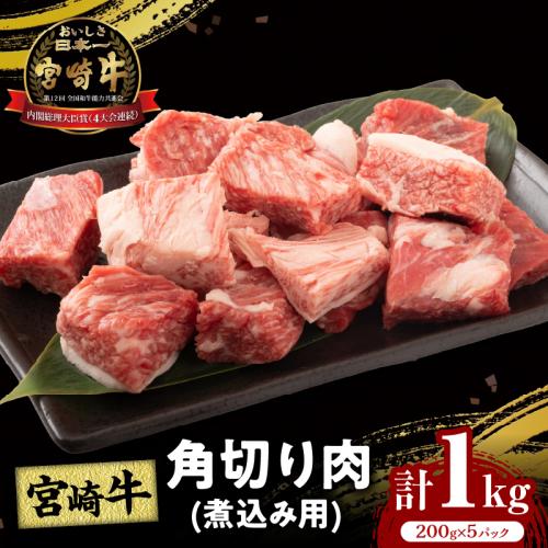 宮崎牛角切り肉(煮込み用)計1kg 肉 牛 牛肉 おかず 国産_T009-029
 1713698 - 宮崎県都農町