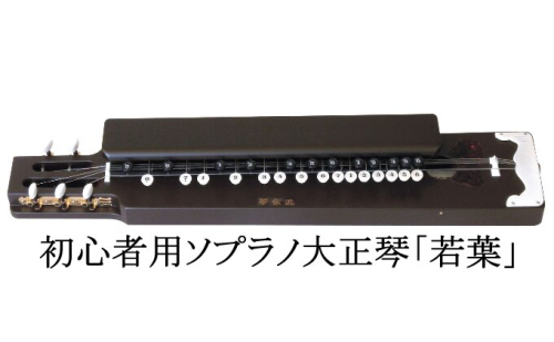 初心者用ソプラノ大正琴「若葉」 雑貨 日用品 楽器 入門モデル 琴伝流  171587 - 長野県駒ヶ根市